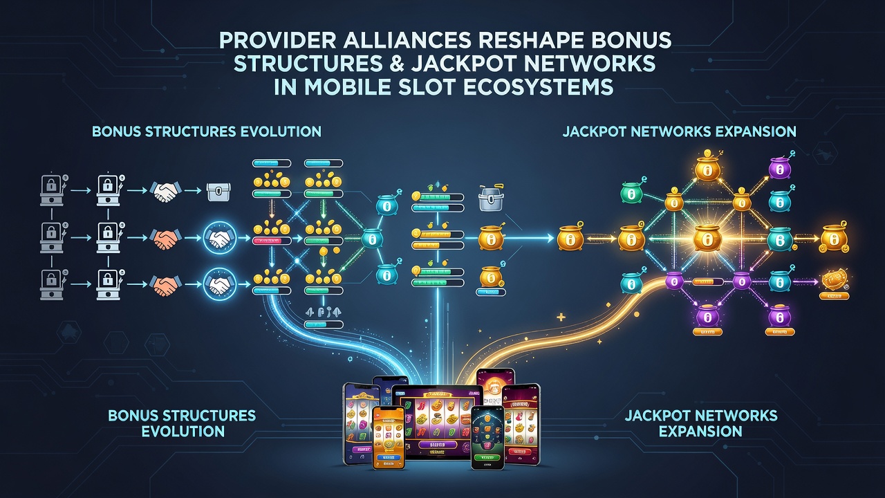 Jackpotnetwerken in mobiele slot ecosystemen