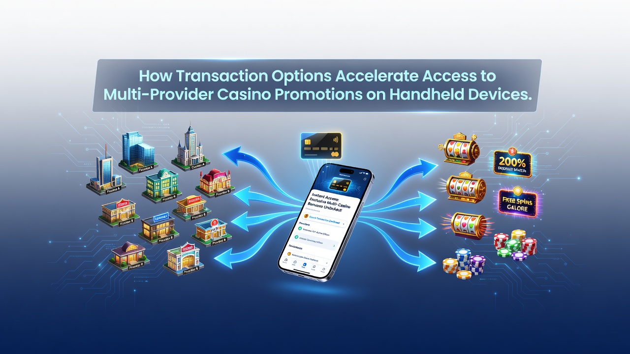 Mobiele casino interface met snelle transactieopties en multi-provider promoties