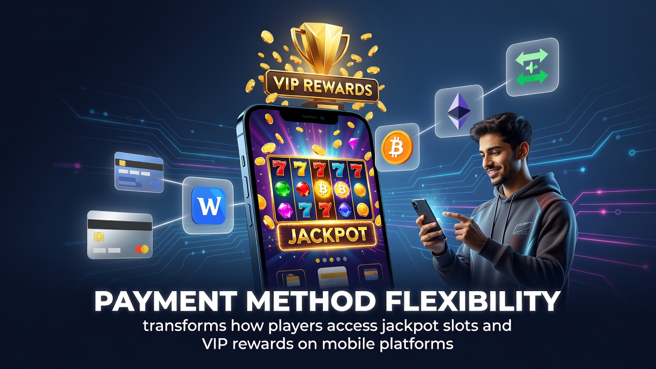 Flexibele betalingsmethoden voor mobiele jackpot slots en VIP beloningen
