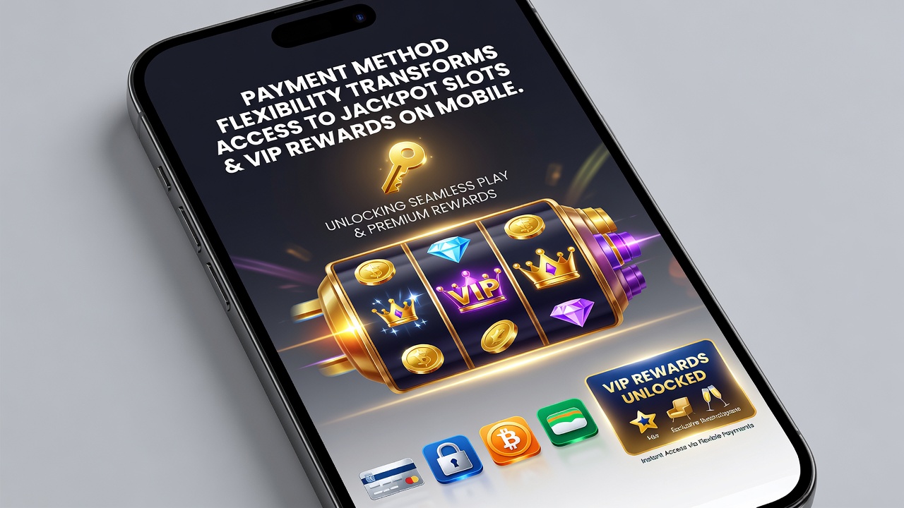 VIP beloningen en mobiele jackpot slots met flexibele betalingen