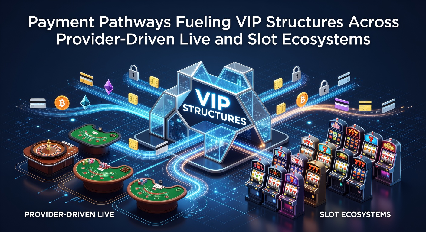 Betalingsroutes die VIP-structuren in live- en slot-ecosystemen ondersteunen