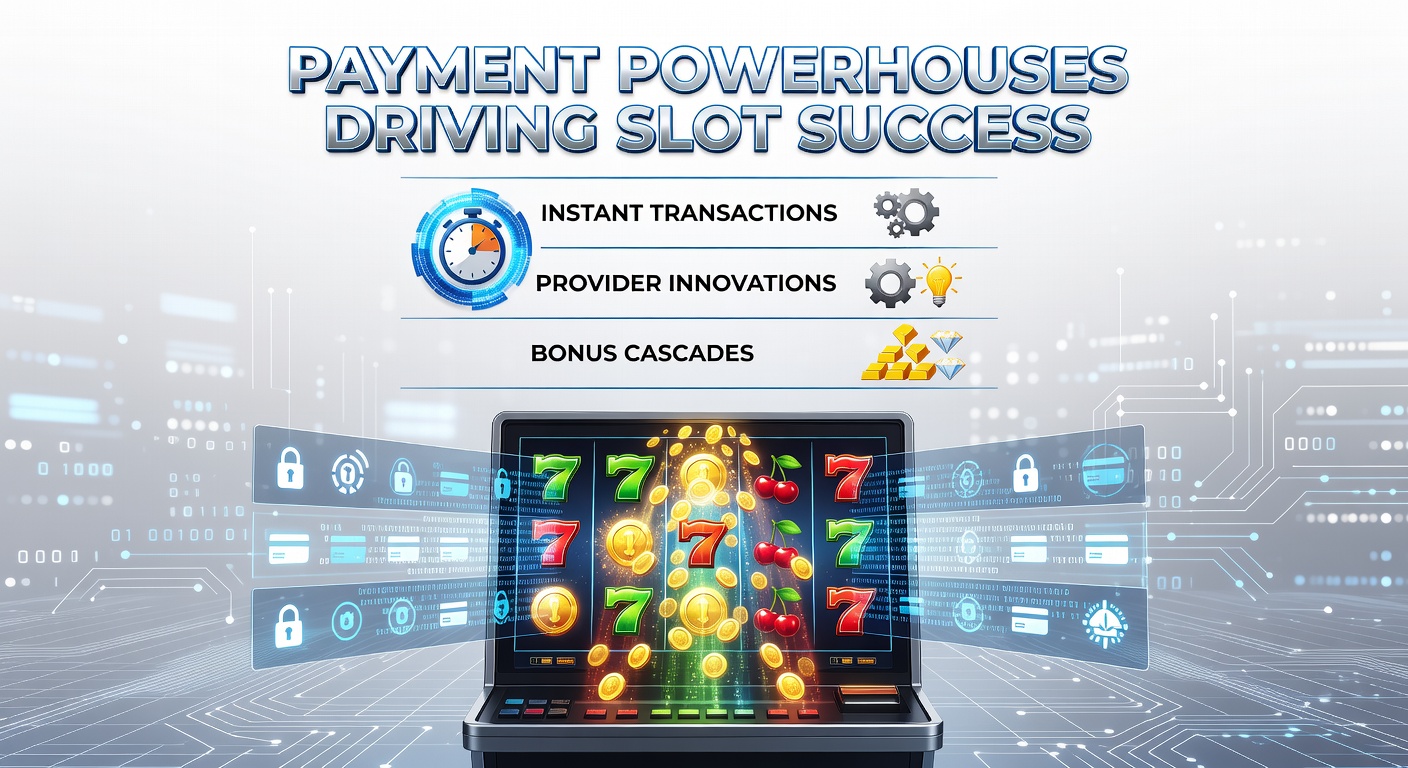 Grafiek van groeiende transactievolumes in online slots met pijlen die instant betalingen en bonusuitbetalingen tonen