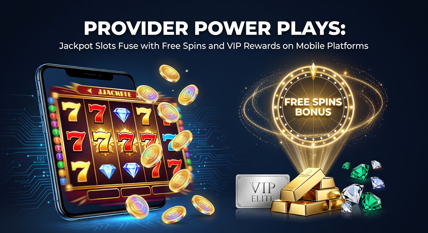 VIP-dashboard op mobiel met jackpot-teller en gratis spins-tracker