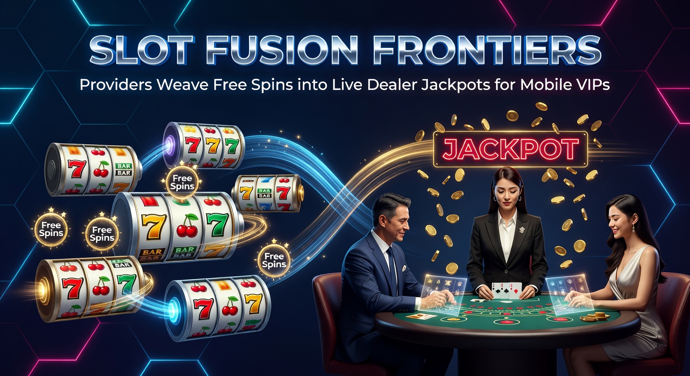 Schermafbeelding van een innovatieve slotfusie met live dealer elementen en jackpot-animaties op een mobiel scherm