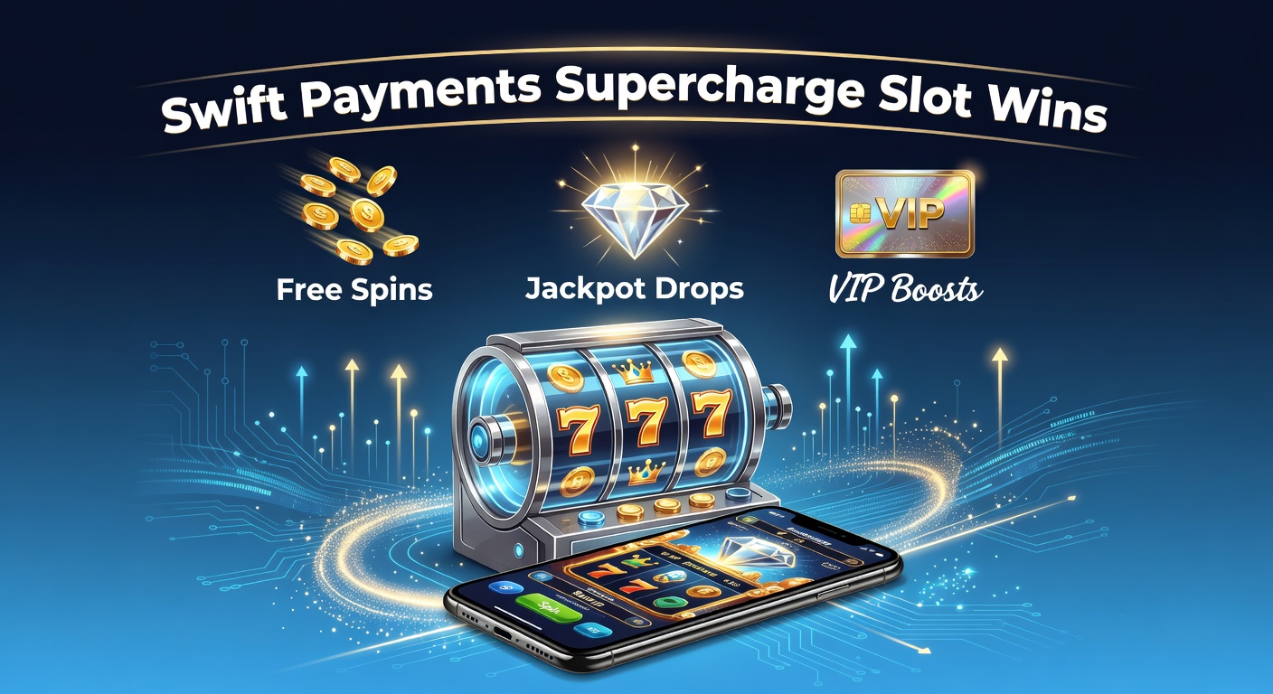 Mobiele speler viert jackpotwinst met snelle uitbetaling op smartphone-scherm, terwijl free spins iconen draaien