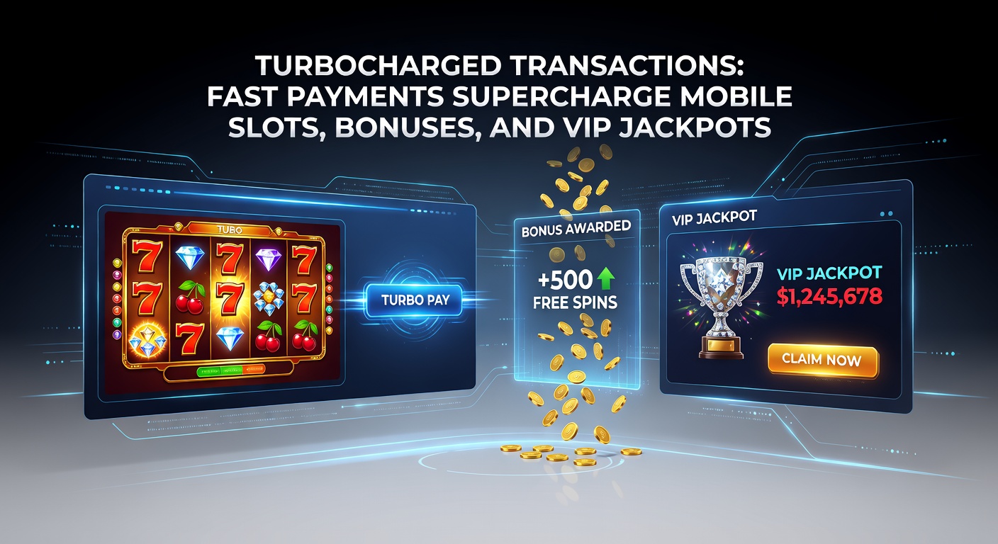 Grafiek met stijgende lijnen van transactiesnelheid versus jackpotwinsten op mobiel, met icons van bonussen en VIP-tiers